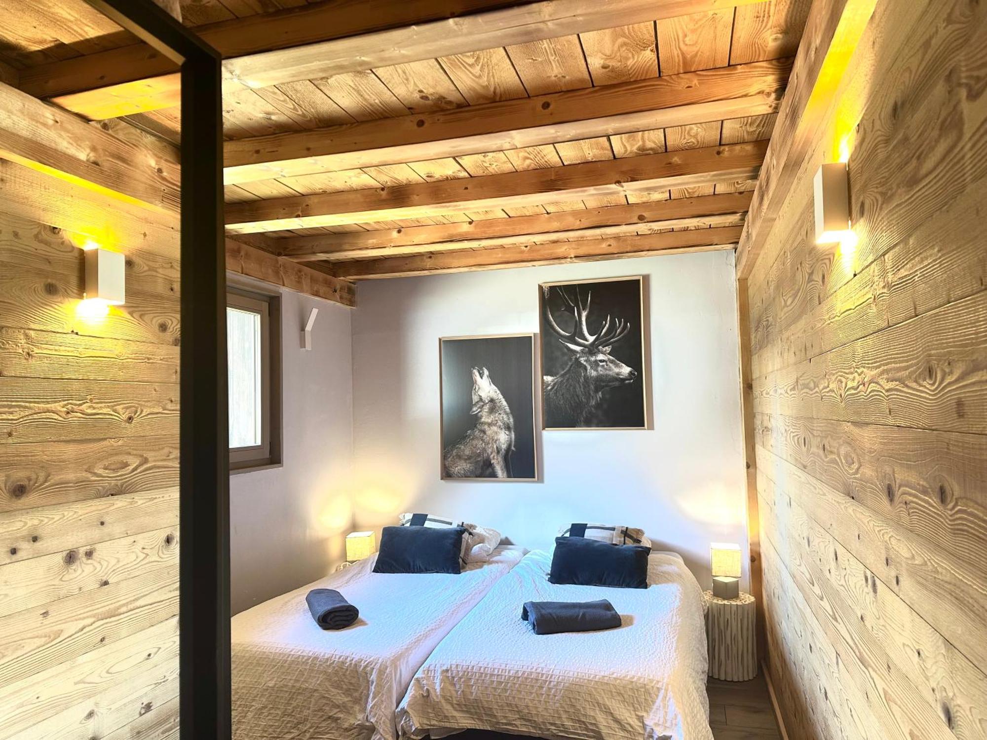 Chalet le petit Nicolas, jacuzzi, vue Mont Blanc Chamonix Esterno foto
